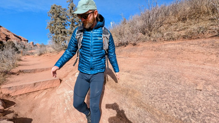 it's breathable enough to use as an active layer while backpacking...