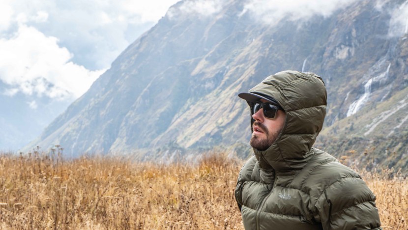 although it is on the heavier side for a traditional down jacket...